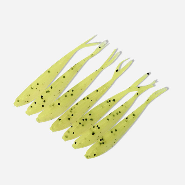 Fish Thugs - Chartreuse & White (Large) 7-Pack