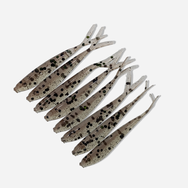 Fish Thugs - Brown Shad (Medium) 8-Pack