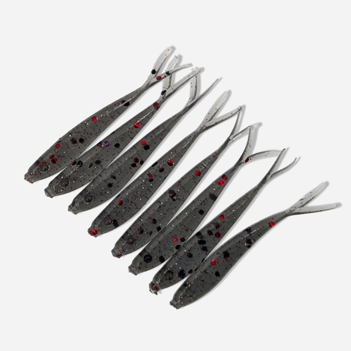 Fish Thugs - Smoke Red Flake (Medium) 8-Pack