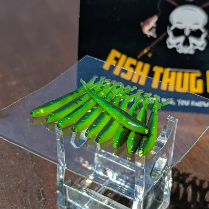 Fish Thugs - Dark Melon Chartreuse (Small)