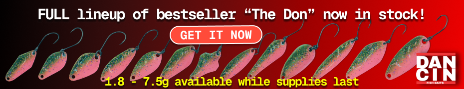 🚨 FULL lineup of Dancin Fish Baits spoons in "The Don" color.