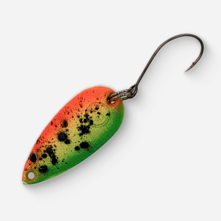 Dancin Fish Baits - Rasta (5g) Trout Spoon (Bullet)