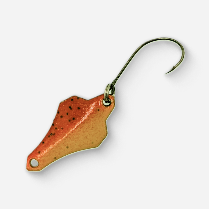 Dancin Fish Baits - Spicy Mango (3g) Trout Spoon (Jet)